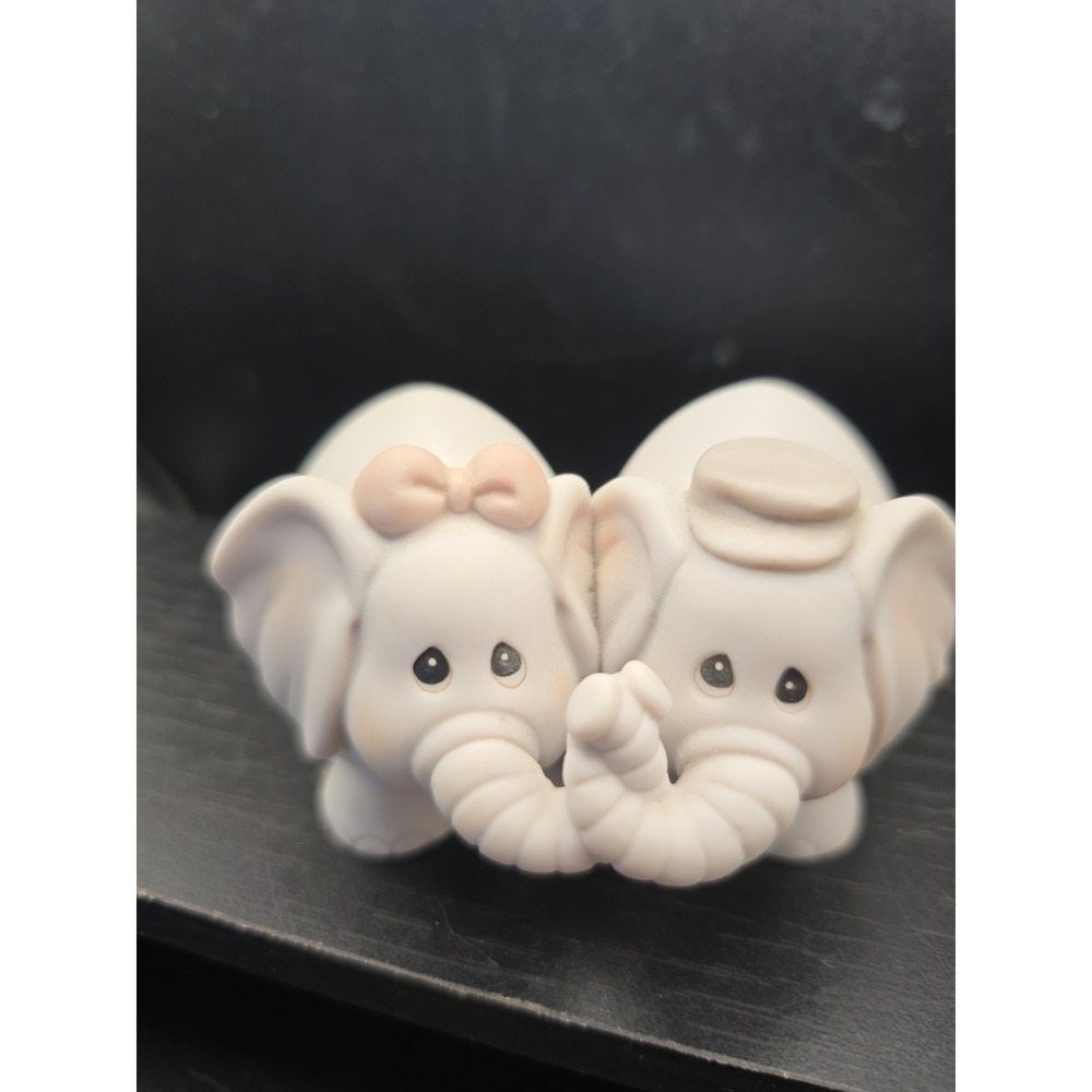 Vintage Precious Moments 530131 Noah's Ark Two By Two Elephants 1992
